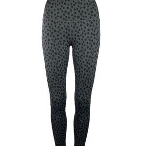 Aerie Black Grey Printed Leggings Womens Medium EUC